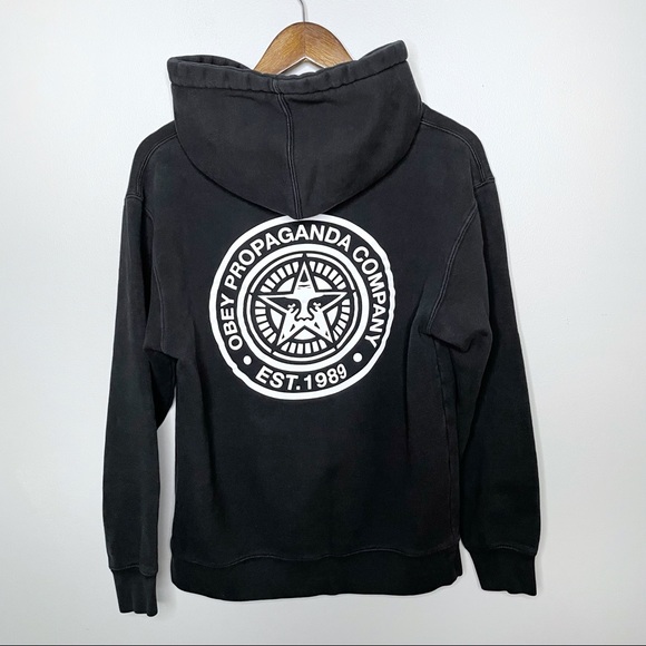 Obey Other - OBEY Propaganda Black Hoodie Size Small